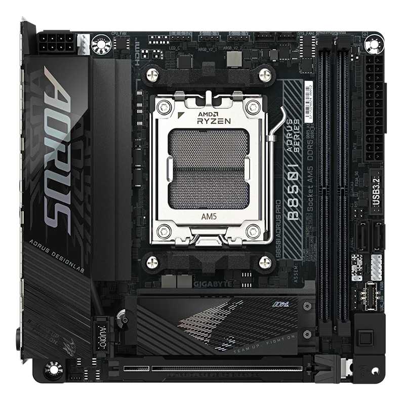 MOTHERBOARD GIGABYTE B850I AORUS PRO, CHIPSET AMDB850, SOCKET AMD AM5, MINI-ITX
