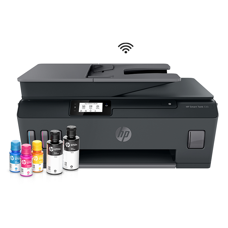 IMPRESORA ALL-IN-ONE DE TINTA HP SMART TANK 530, IMPRIME ESCANEA COPIA WI-FI BT USB 2.0 