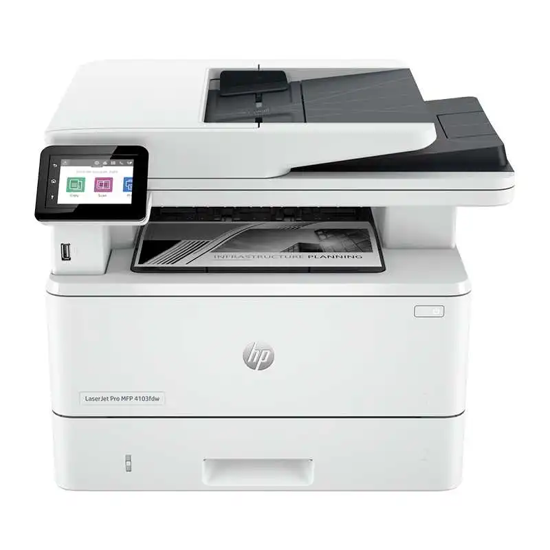 Producto Buscaditos: IMPRESORA MONOCROMATICA HP LASERJET PRO MFP 4103FDW, IMPRIME COPIA ESCANEA FAX USB 2.