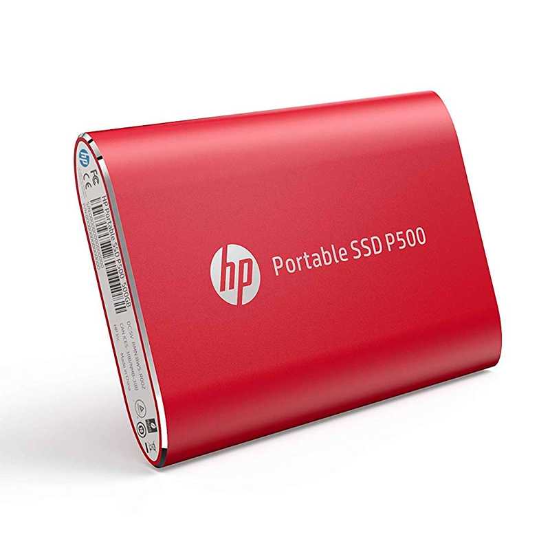 Buscaditos Celulares - DISCO DURO EXTERNO ESTADO SÓLIDO HP P500, 250GB, USB 3.1 TIPO-C, ROJO.