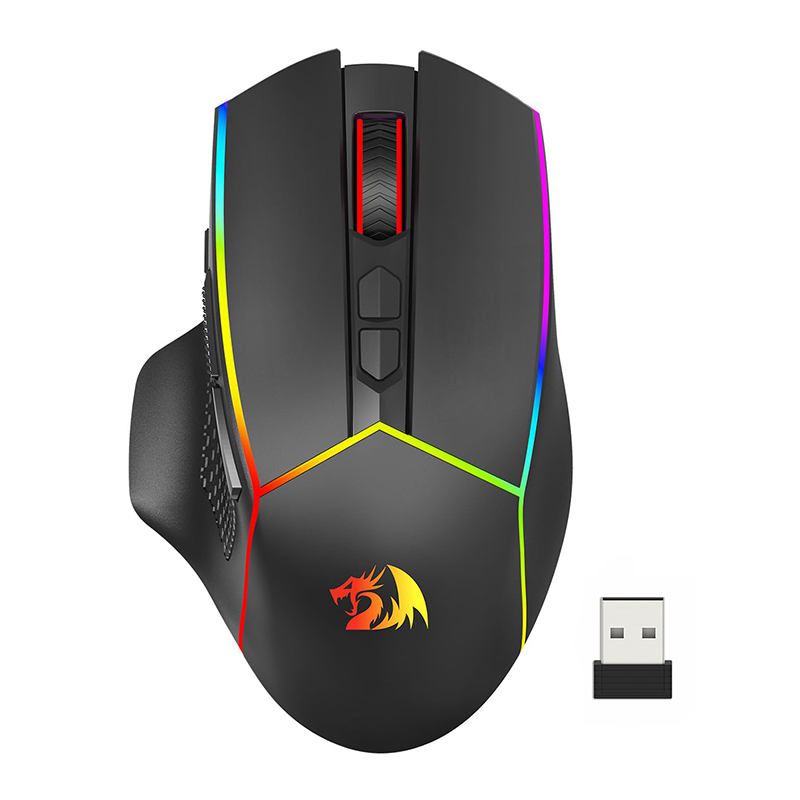 MOUSE GAMER M814-PRO OPTICO, INTERFAZ: INALAMBRICA (2.4GHZ) BT USB-C, RETROILUMINACIÓ