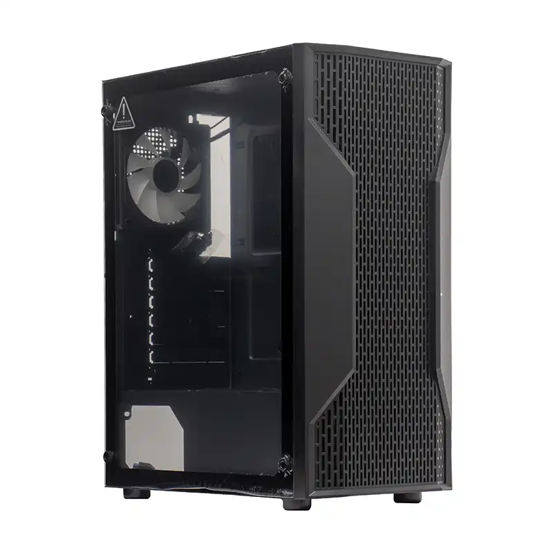 CASE SIN FUENTE GAMER TEROS TE-1332G, ITX, M-ATX,ATX, 3.5 Y 2.5, NEGRO