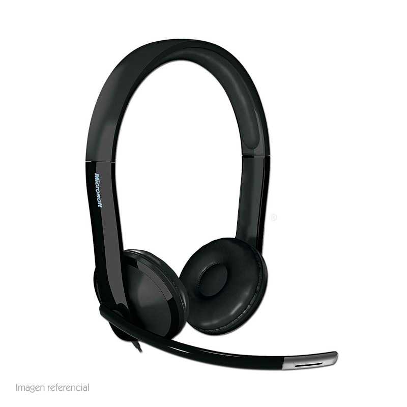 HEADSET CON MICRÓFONO MICROSOFT LIFECHAT LX-6000 FOR BUSINESS, CONECTOR USB TIPO-A.