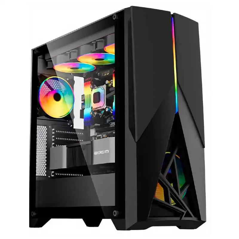Producto Buscaditos: CASE GAMER TEROS TE-1174N, MID TOWER, USB 3.0 USB 2.0, AUDIO, VENTILADOR ARGB, NEGR