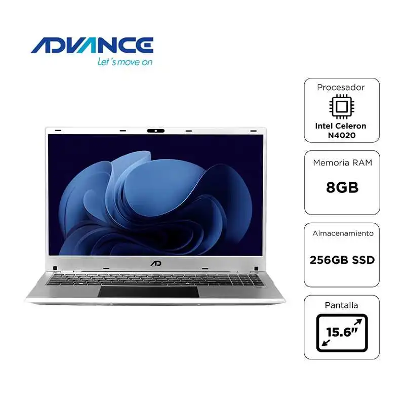 notebook-advance-nv9855-156-celeron-n4020-110-ghz-8gb-r