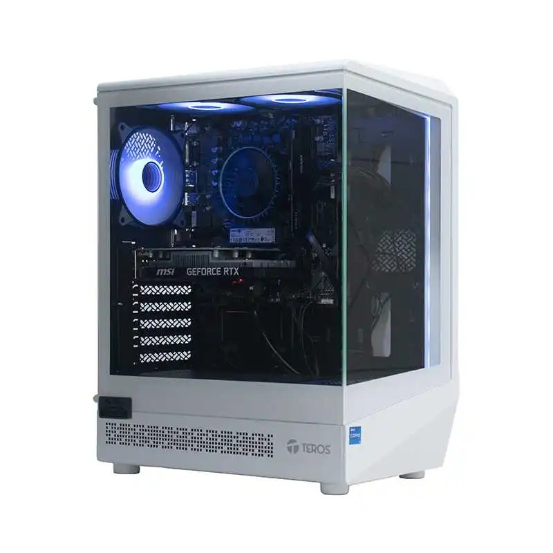 PC TEROS TE-8002G CORE I5 14400F 2.5 4.7GHZ 16GB DDR5-5600 RTX3050 6GB UBUNTU, BLANCO
