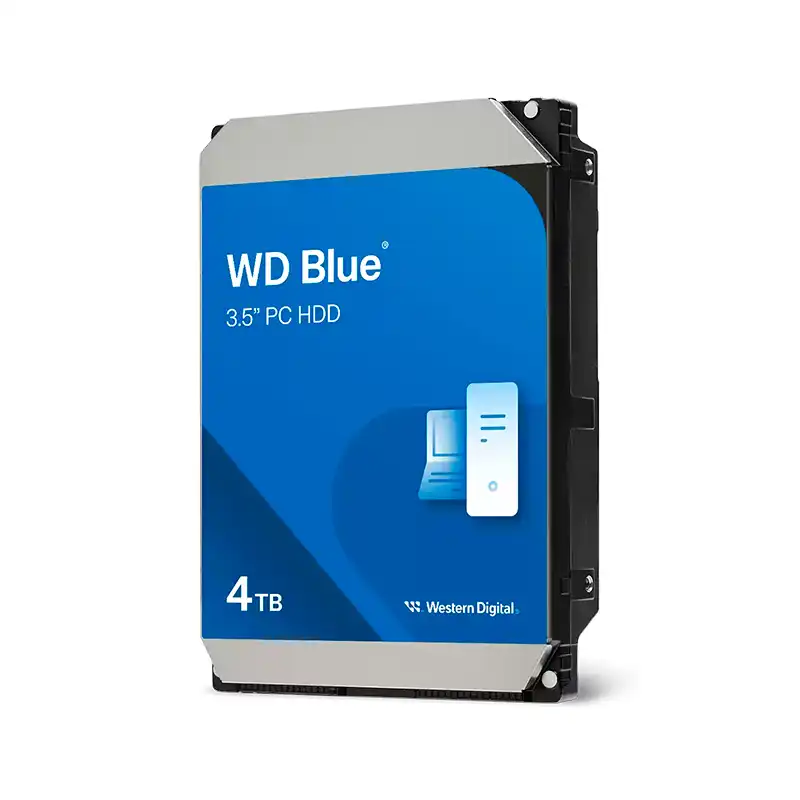 DISCO DURO WESTERN DIGITAL WD BLUE PC DESKTOP HARD DRIVE 4TB 3.5 SATA 128MB CACHE 54
