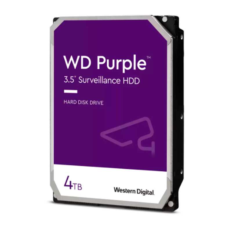 DISCO DURO WESTERN DIGITAL WD PURPLE 4TB, SATA 6.0 GB S, 256MB CACHE, 5400 RPM, 3.5.