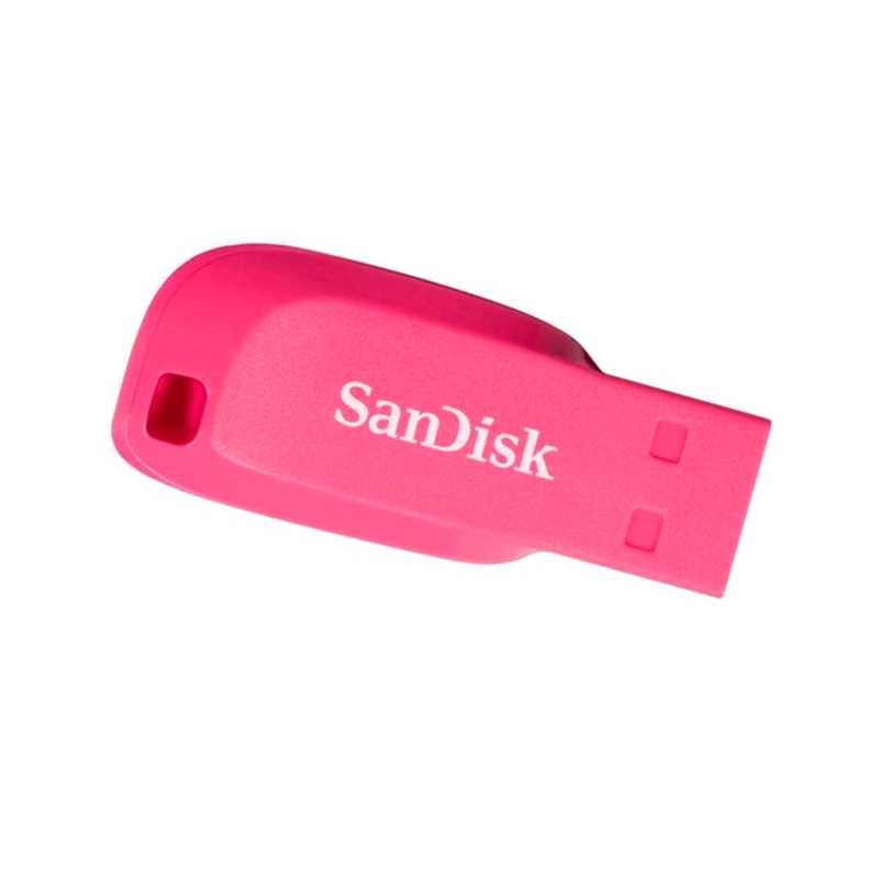 MEMORIA FLASH USB SANDISK CRUZER BLADE, 16GB, USB2.0, PRESENTACIÓN EN COLGADOR.