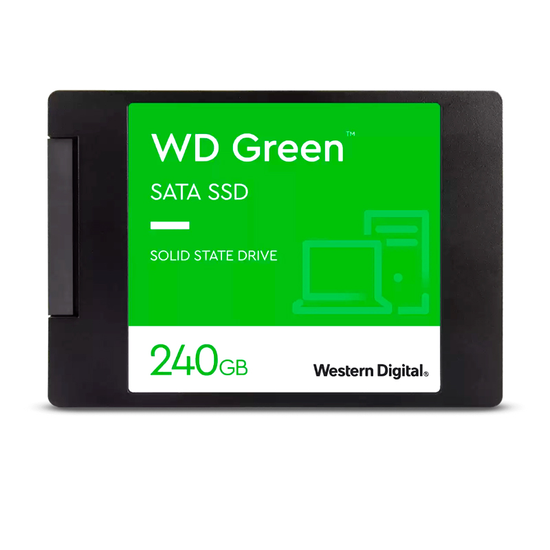 UNIDAD DE ESTADO SOLIDO WESTERN DIGITAL GREEN, WDS240G3G0A, 240GB, SATA 6GB S, 2.5