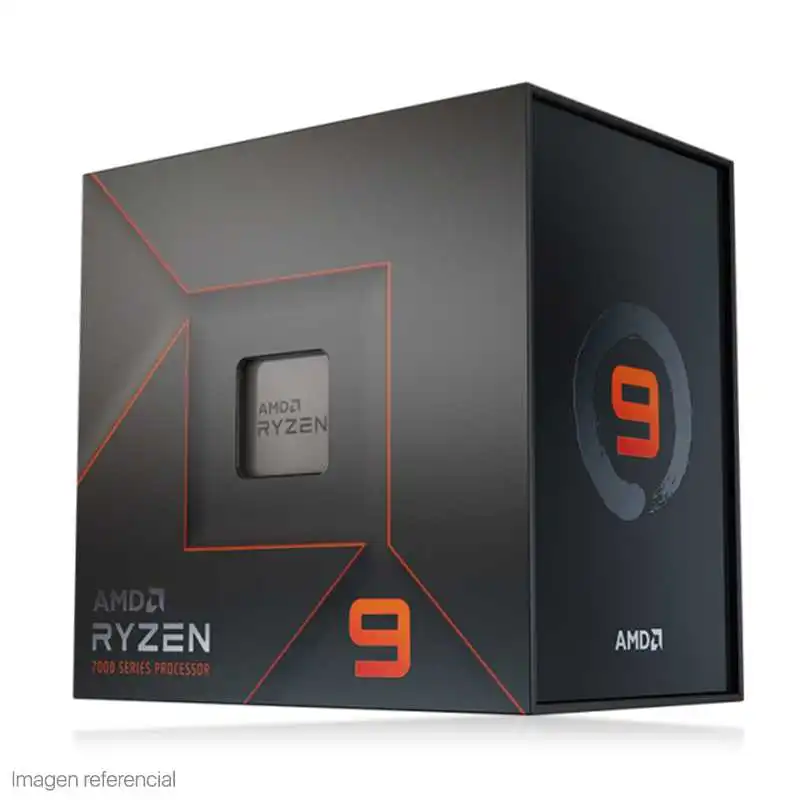 PROCESADOR AMD RYZEN 9 7900X 4.7 5.6GHZ, 64MB L3,12-CORE, AM5, 5NM, 170W.