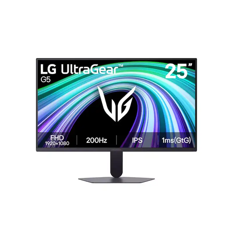 MONITOR LG ULTRAGEAR G5 25G523B, 24.5 FHD IPS 200HZ HDMI DP SALIDA_AURICULARES (3.5M