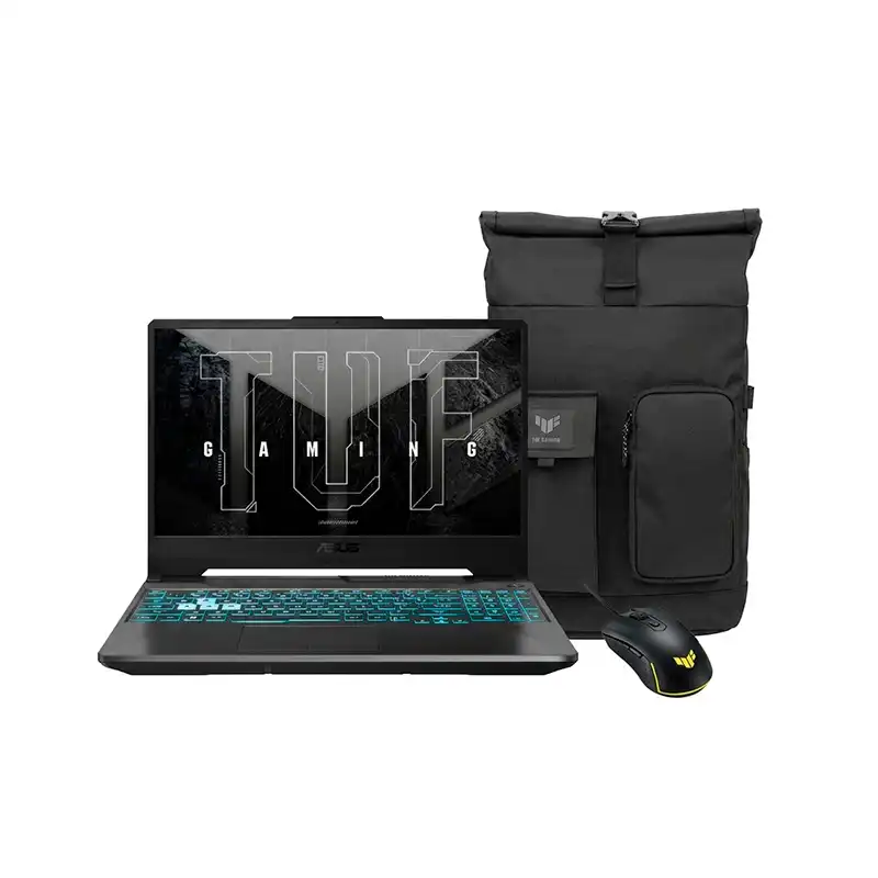 NOTEBOOK  ASUS TUF GAMING A15 FA506NCG-HN334 15.6 FHD IPS RYZEN 7 8845HS 5.1G 8G DDR5 RTX 3050  512GB SSD  VIDEO 4GB  FREE 