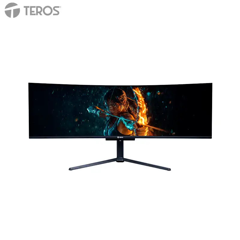 MONITOR CURVO GAMING TEROS TE-4920G, 49 UWQHD QD-OLED, 144HZ, 0.03MS, HDMI, DP, AUDIO