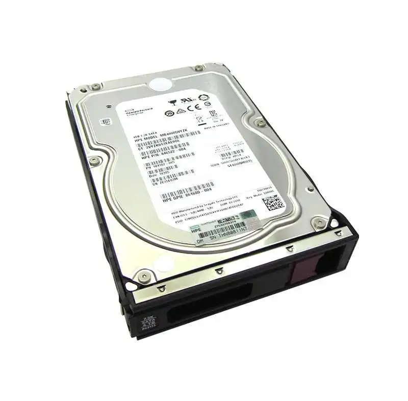 DISCO DURO HPE 861683-B21, 4TB, SATA 6.0 GB S, 7200 RPM, 7.45 MS, 3.5.
