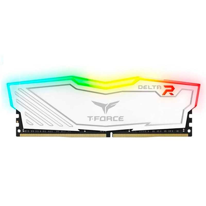 MEMORIA TEAMGROUP T-FORCE DELTA RGB, 8GB, DDR4 3200 MHZ, CL-16, 1.35V