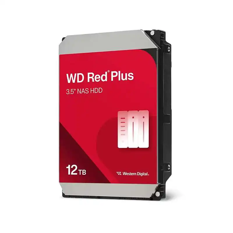 DISCO DURO WESTERN DIGITAL RED PLUS NAS WD120EFGX, 12TB, SATA, 7200RPM, 3.5, CACHE 5