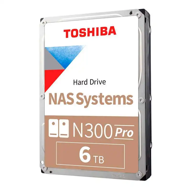 Producto Buscaditos: DISCO DURO TOSHIBA N300 PRO NAS, 6TB, SATA 6.0GB S, 7200RPM, 512MB CACHE, 3.5.