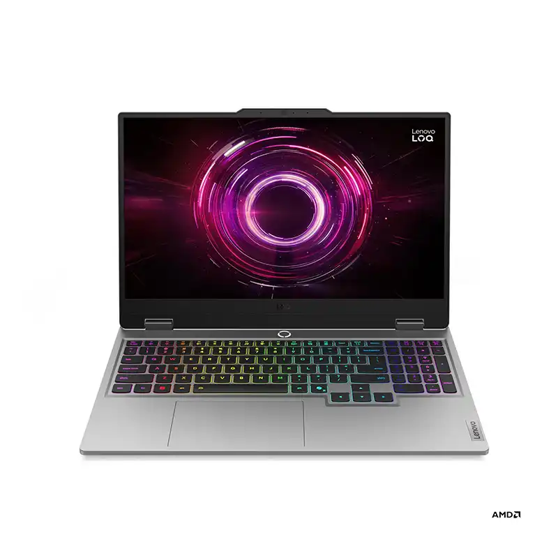 GAMING LENOVO LOQ 15AHP10, 15.6 FHD IPS, AMD RYZEN 7 250 3.3 5.1GHZ, 16GB DDR5-5600 512GB  VIDEO 8GB FREE