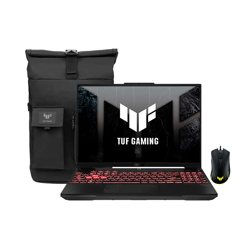 NB ASUS TUF FX608JHI-TU380 F16 16 WUXGA IPS, CORE I5-14450HX 4.8GHZ 8GB DDR5 RTX 5050 8GB  512GB SSD  V8G FREE 