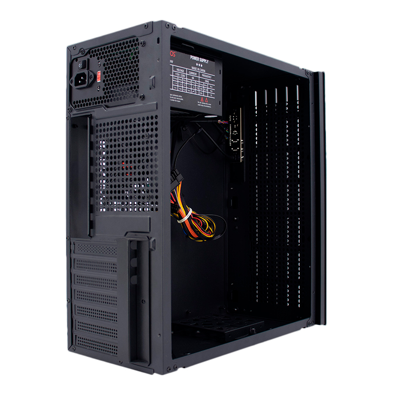 CASE TEROS TE-1036S, FACTOR DE FORMA ATX, 250 W, USB 3.0 2.0, AUDIO, NEGRO.