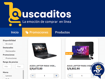 Buscaditos Laptops y Celulares